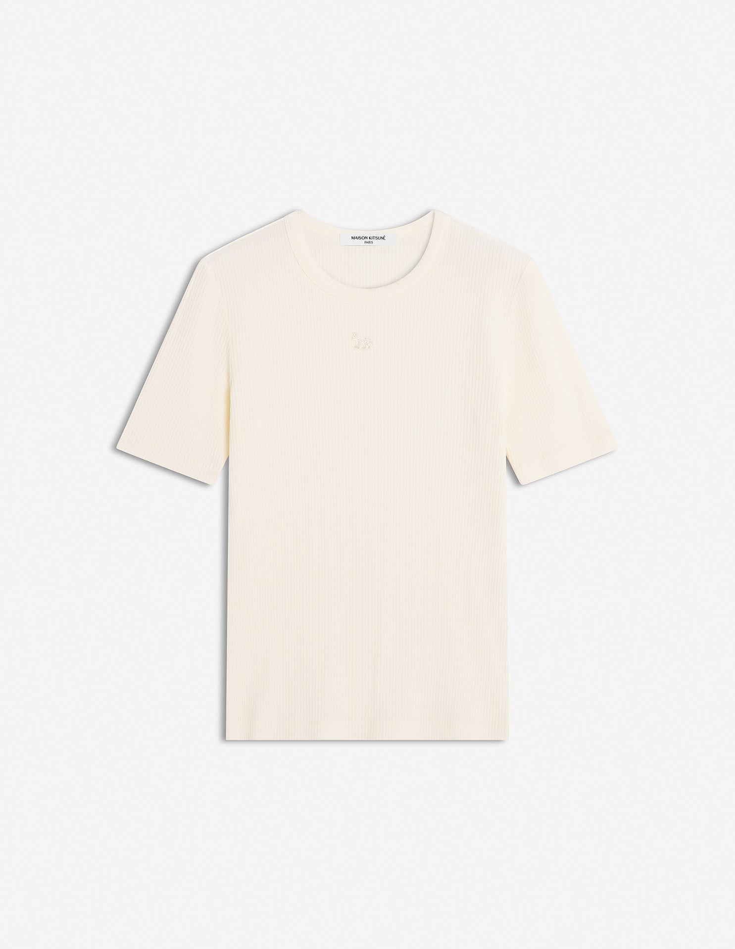BABY FOX RIBBED FITTED TEE-SHIRT