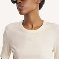 BABY FOX RIBBED FITTED TEE-SHIRT