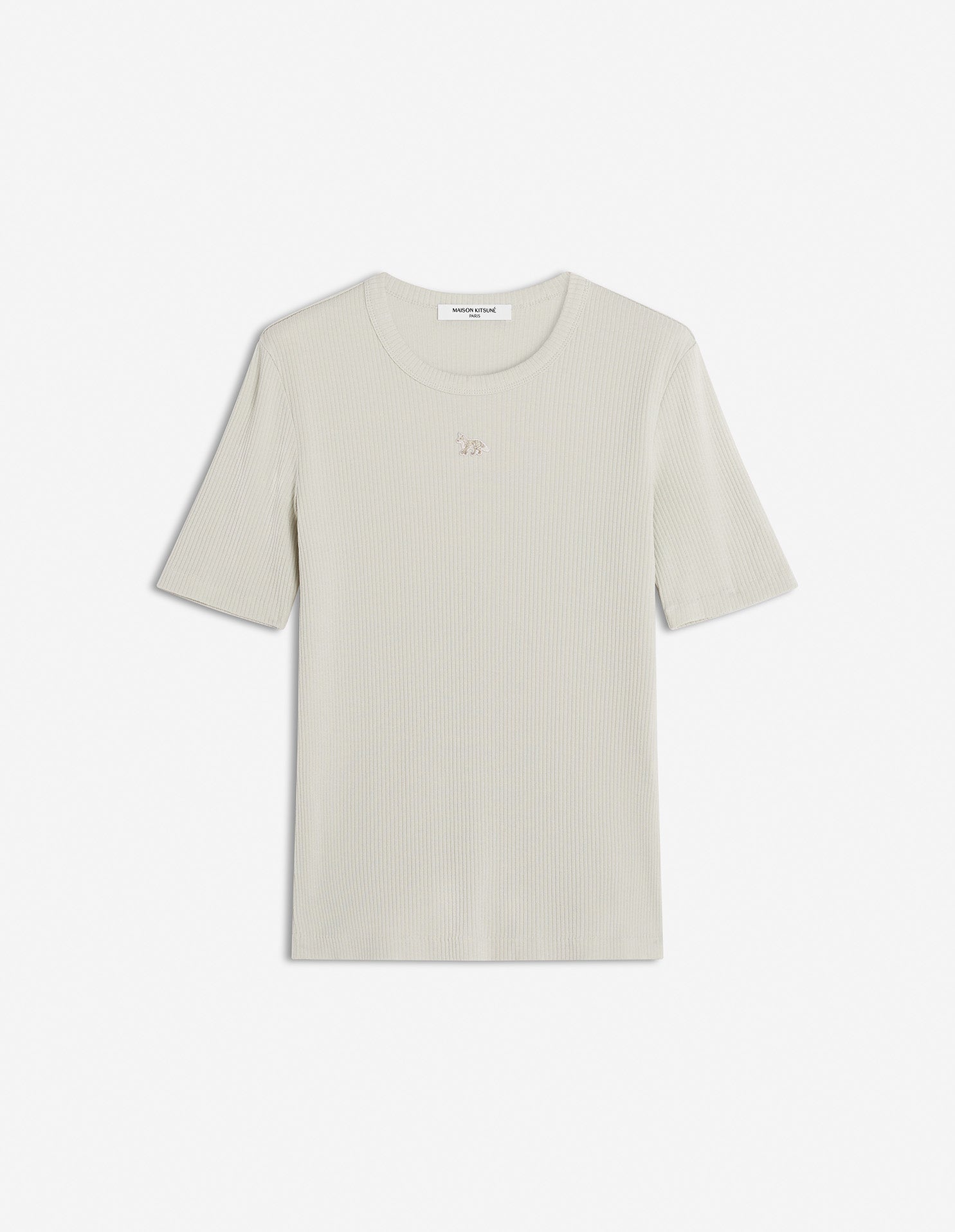 BABY FOX RIBBED FITTED TEE-SHIRT