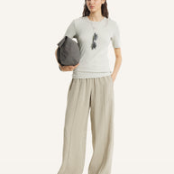 BABY FOX RIBBED FITTED TEE-SHIRT