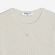 BABY FOX RIBBED FITTED TEE-SHIRT