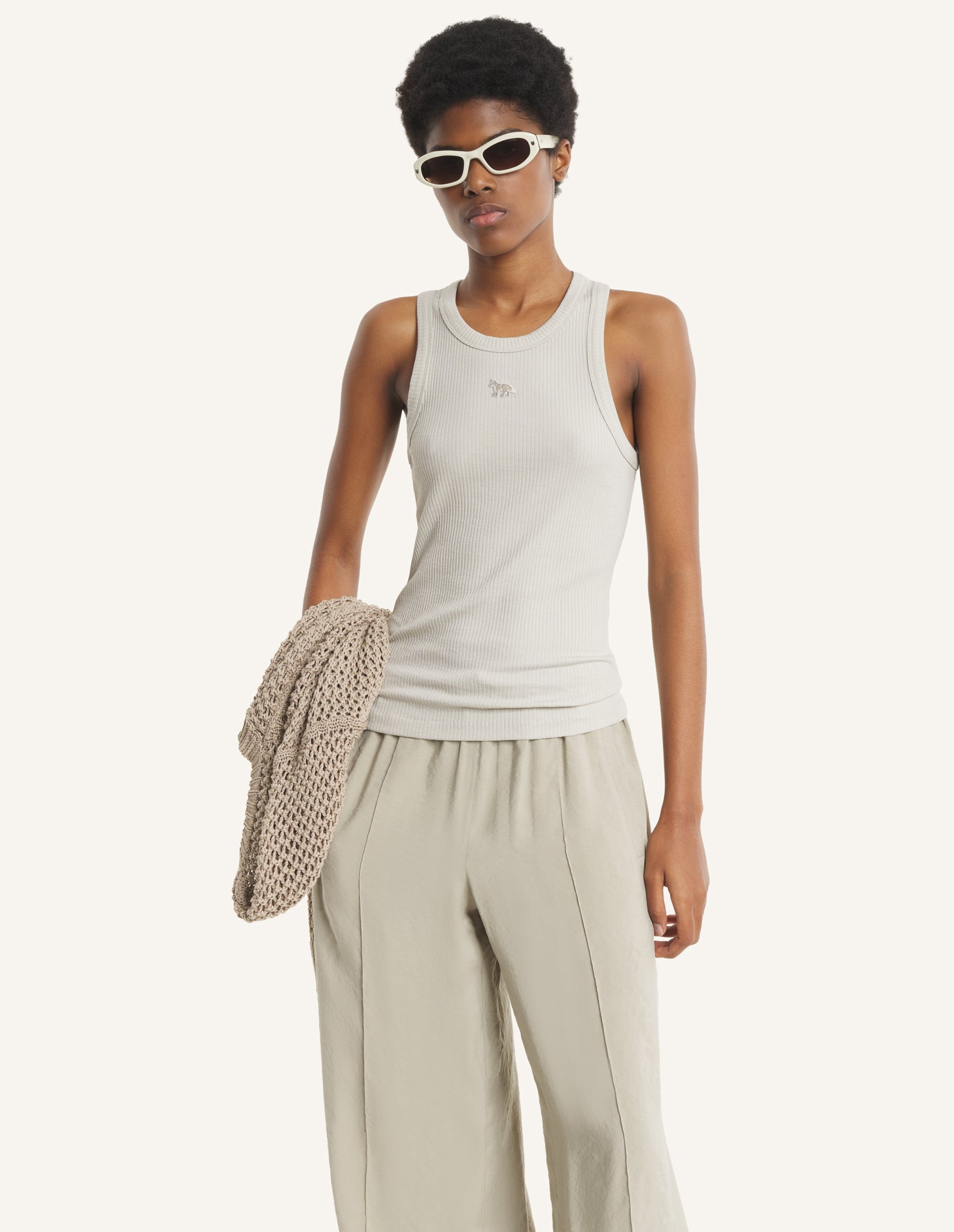 BABY FOX RIBBED TANK TOP
