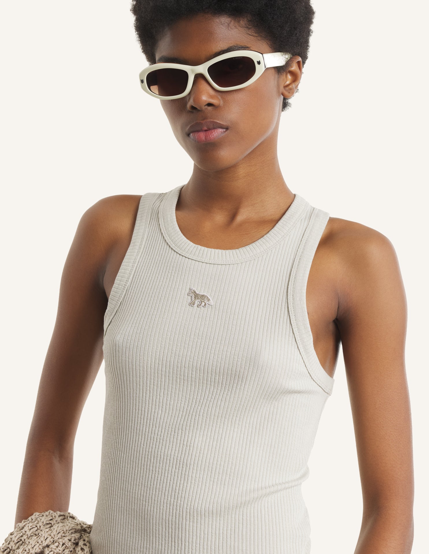 BABY FOX RIBBED TANK TOP