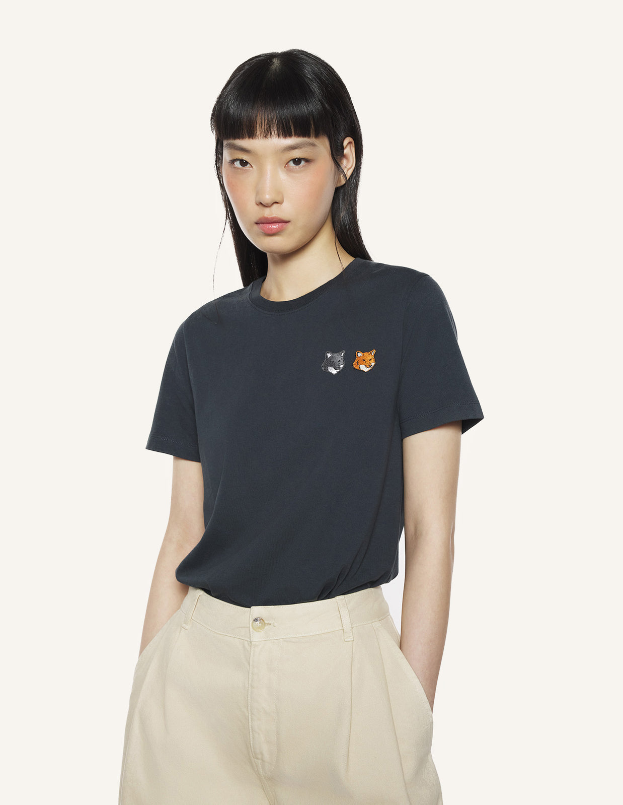 DOUBLE FOX HEAD REGULAR TEE-SHIRT