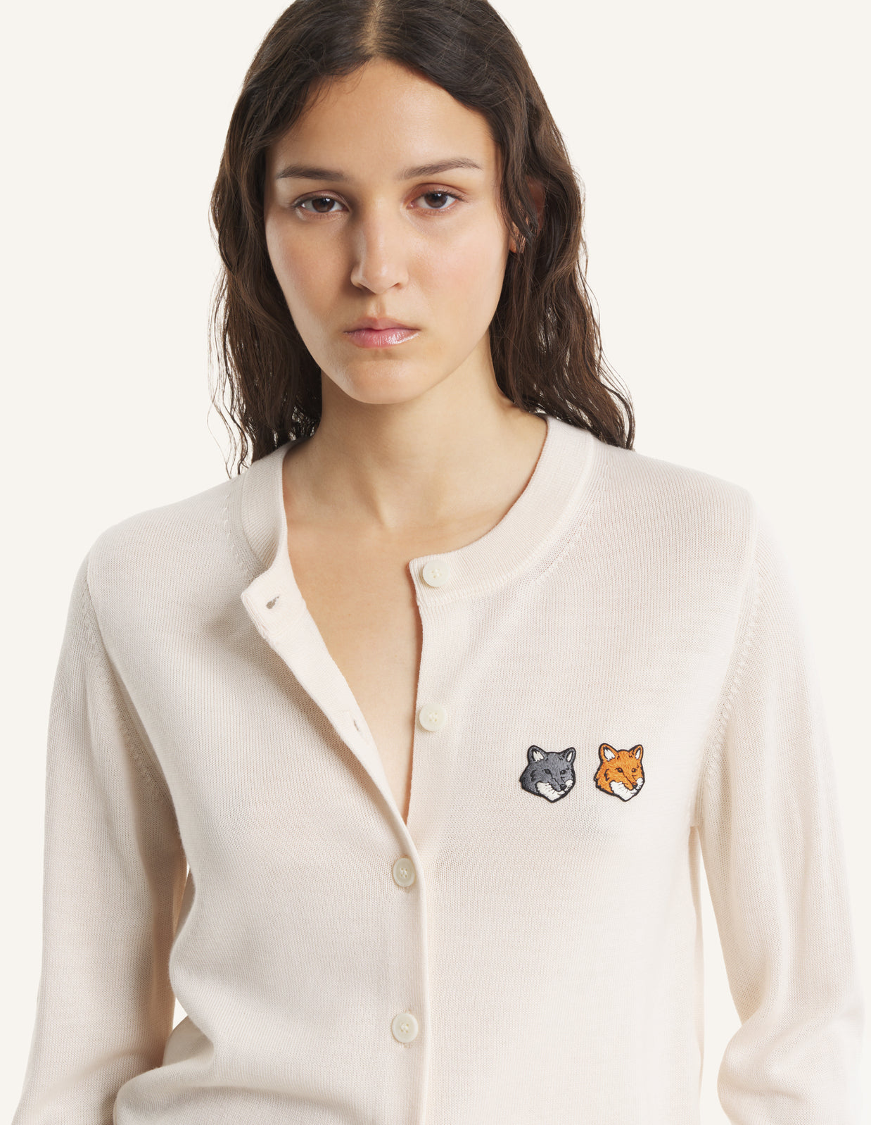 DOUBLE FOX HEAD REGULAR CARDIGAN
