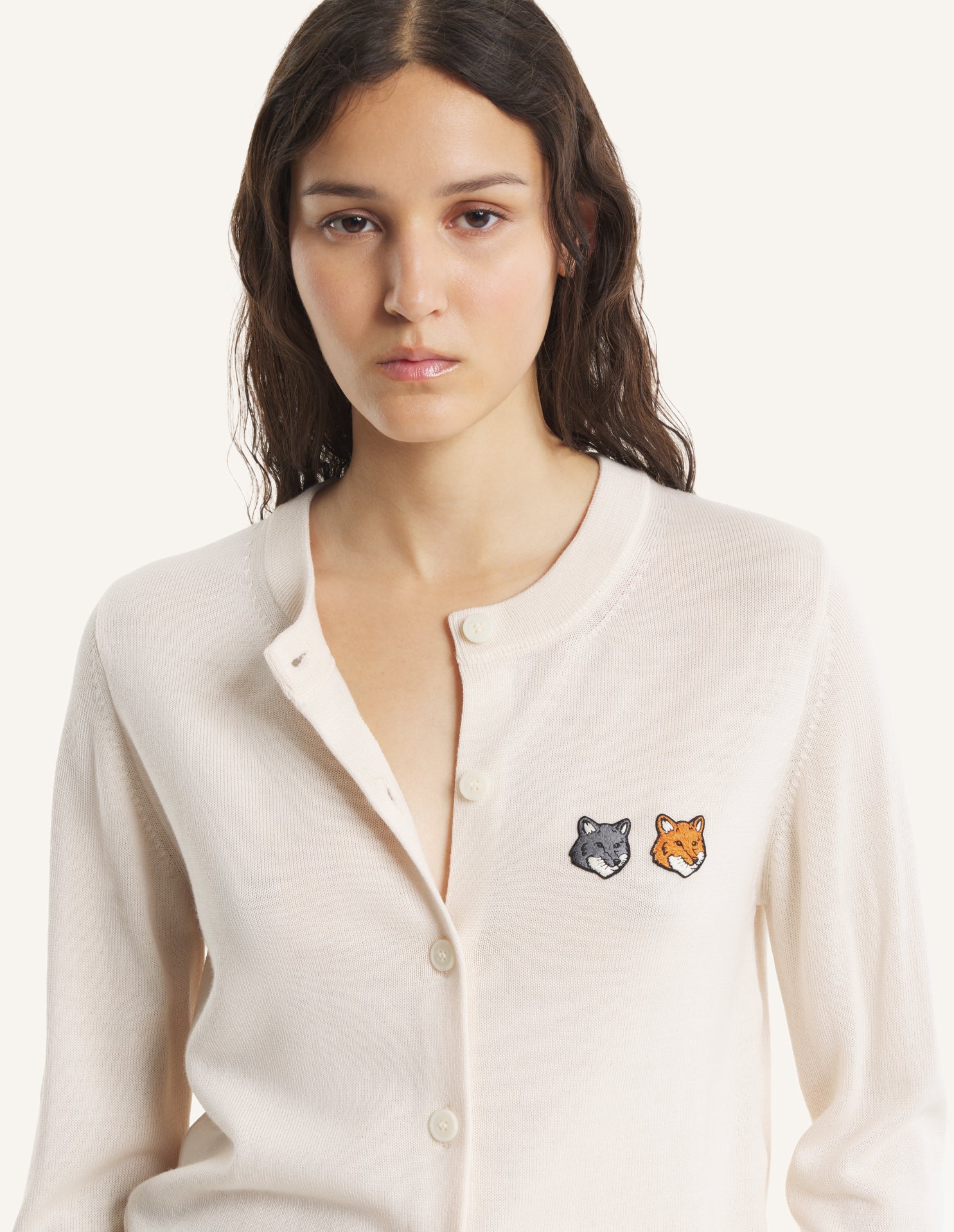DOUBLE FOX HEAD REGULAR CARDIGAN