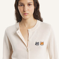 DOUBLE FOX HEAD REGULAR CARDIGAN