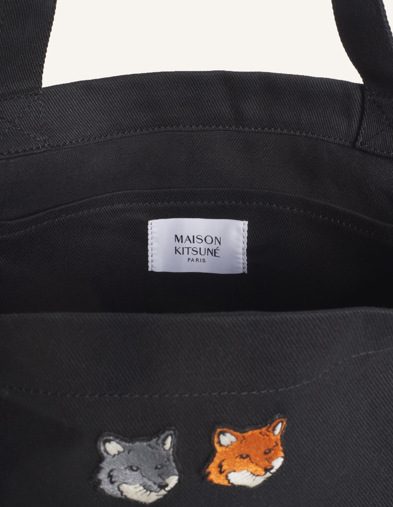 DOUBLE FOX HEAD TOTE