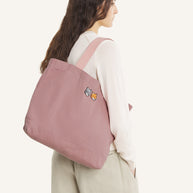 DOUBLE FOX HEAD FADED TOTE