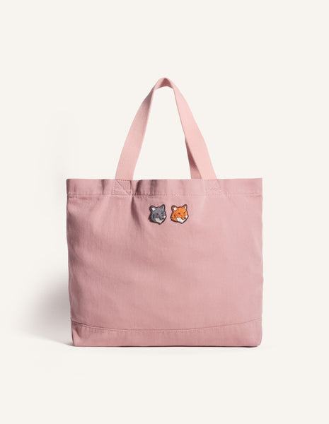 DOUBLE FOX HEAD FADED TOTE
