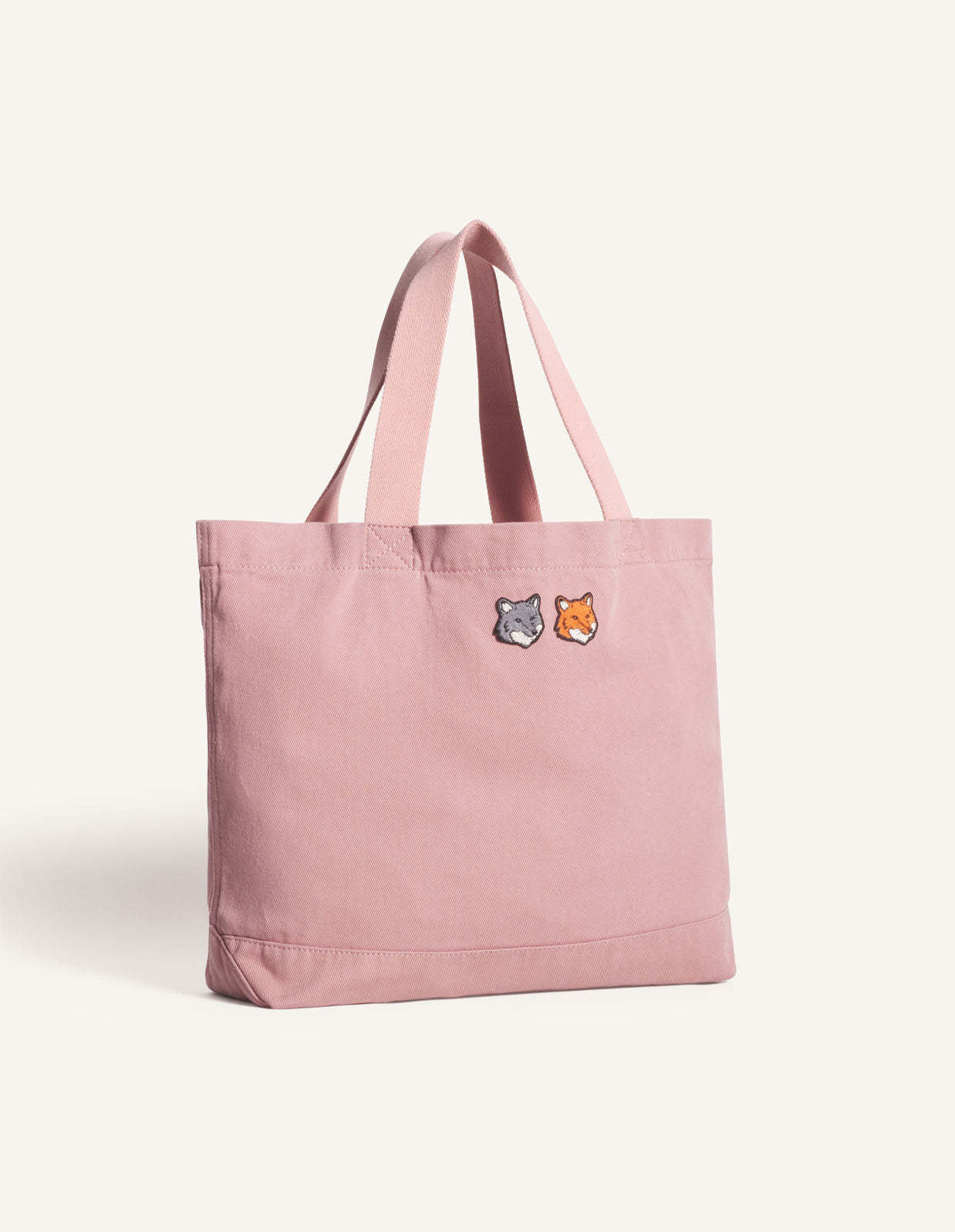 DOUBLE FOX HEAD FADED TOTE