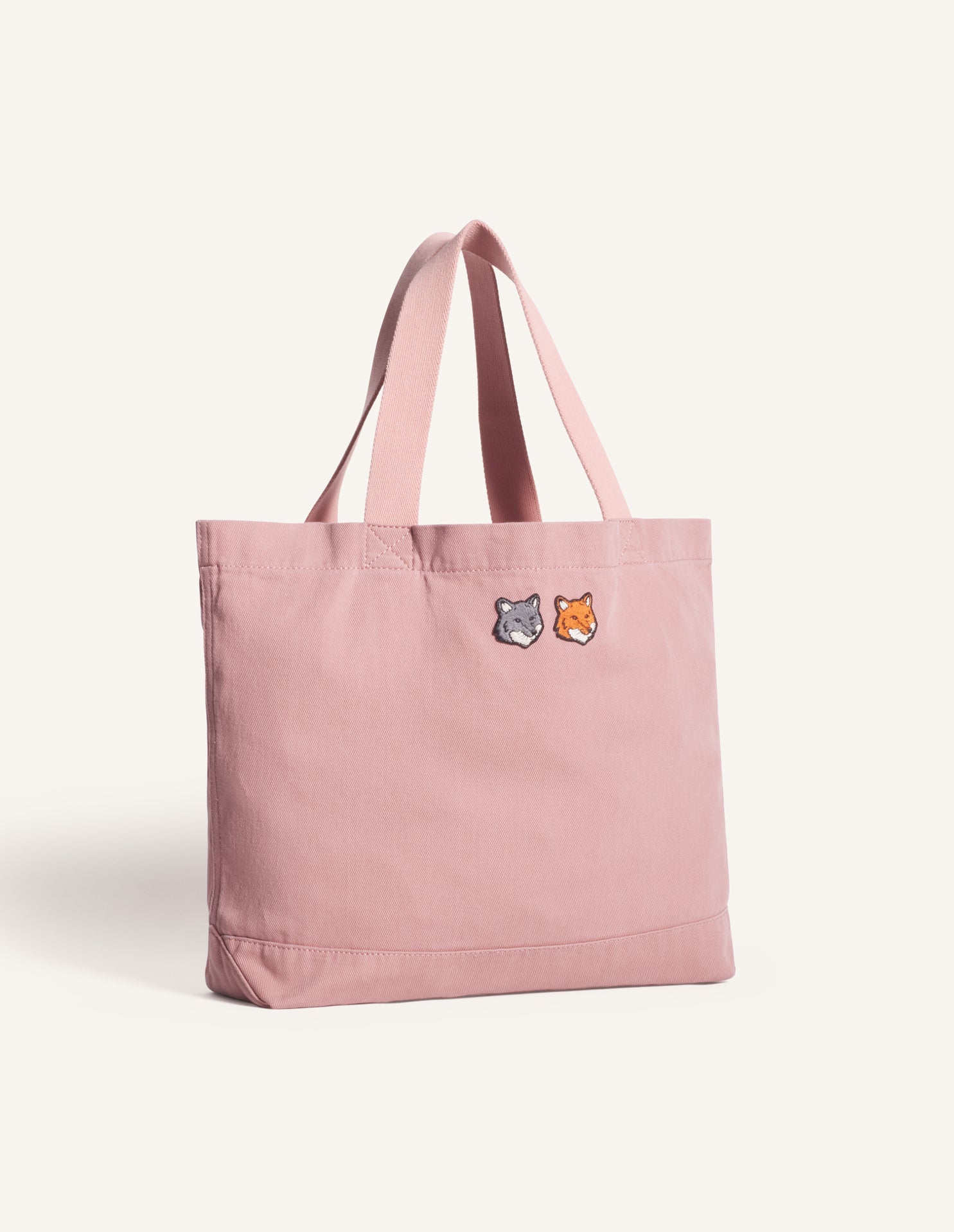 DOUBLE FOX HEAD FADED TOTE