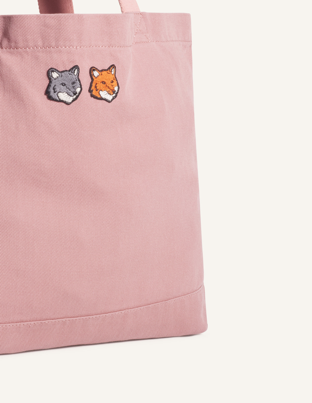 DOUBLE FOX HEAD FADED TOTE