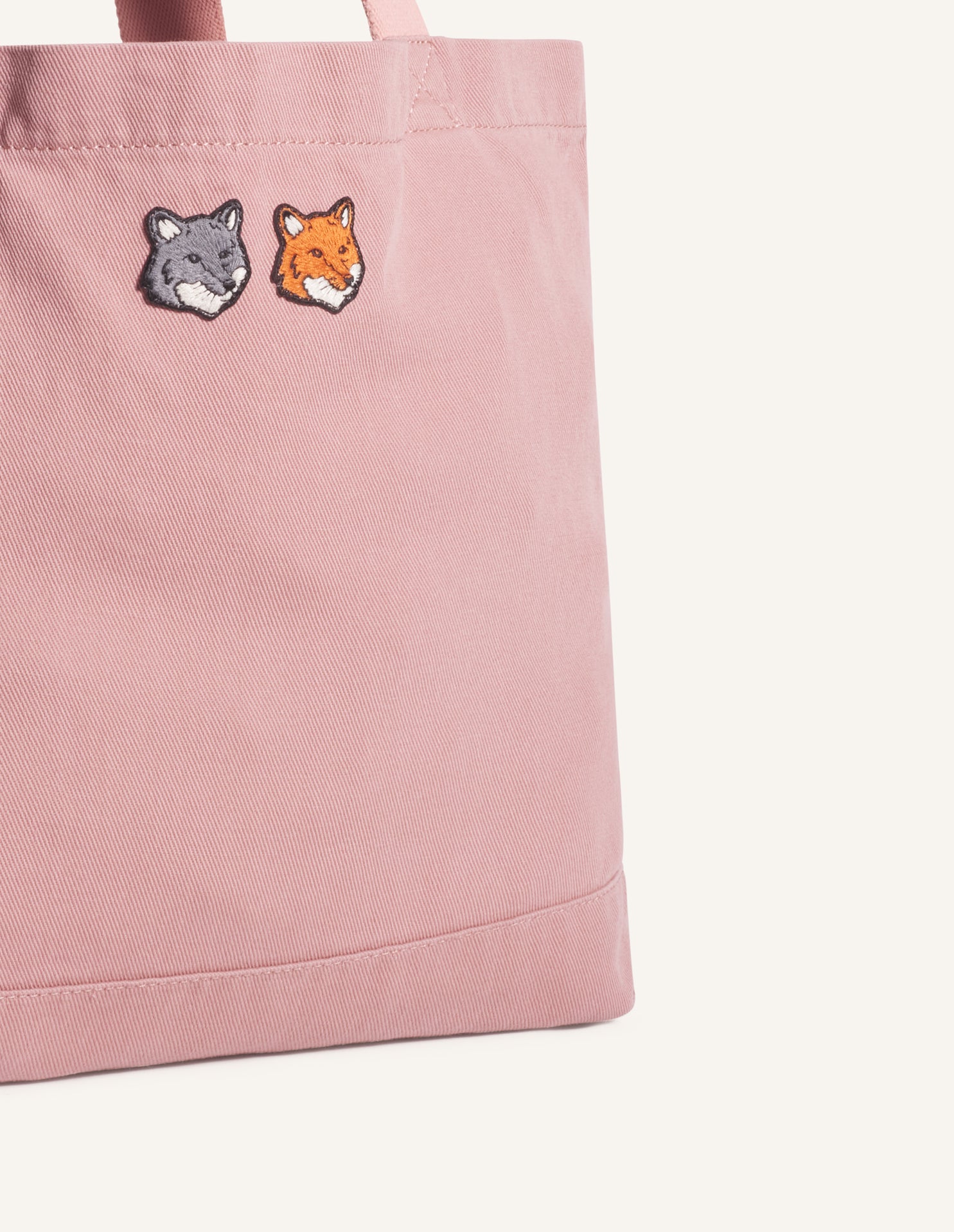 DOUBLE FOX HEAD FADED TOTE