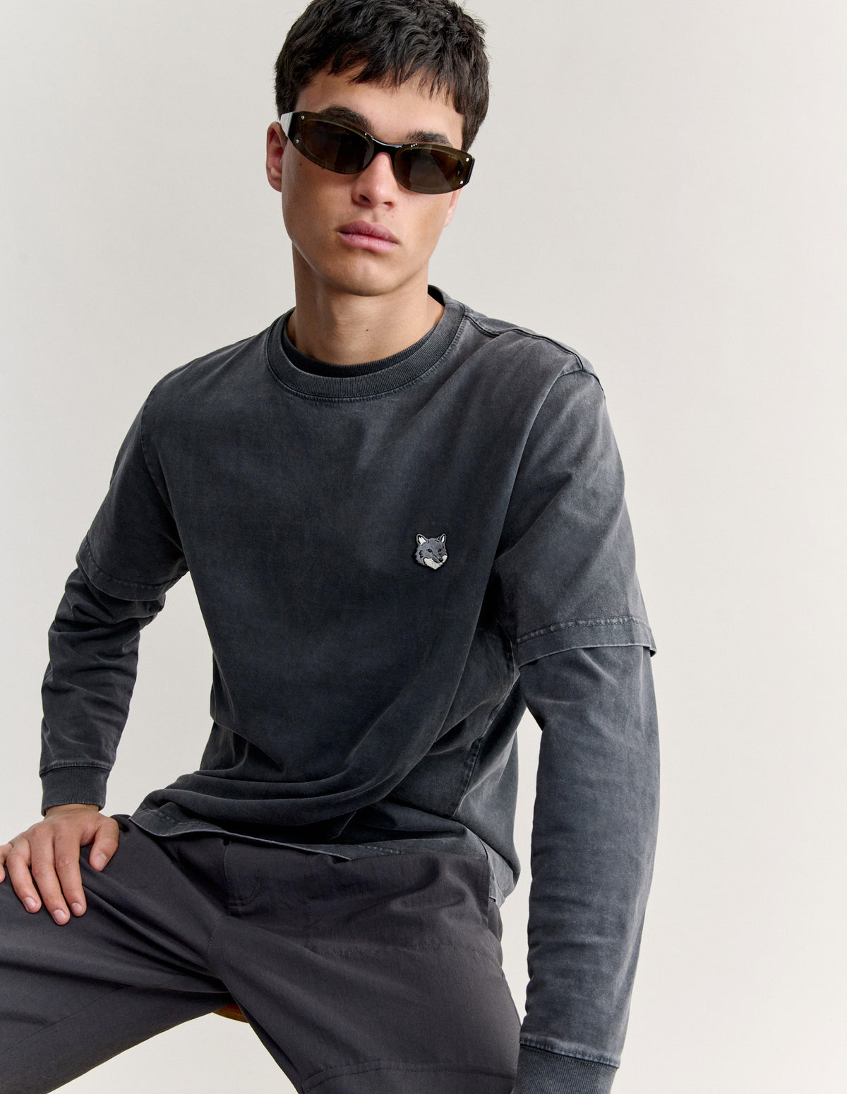 FOX HEAD FADED COMFORT TEE-SHIRT