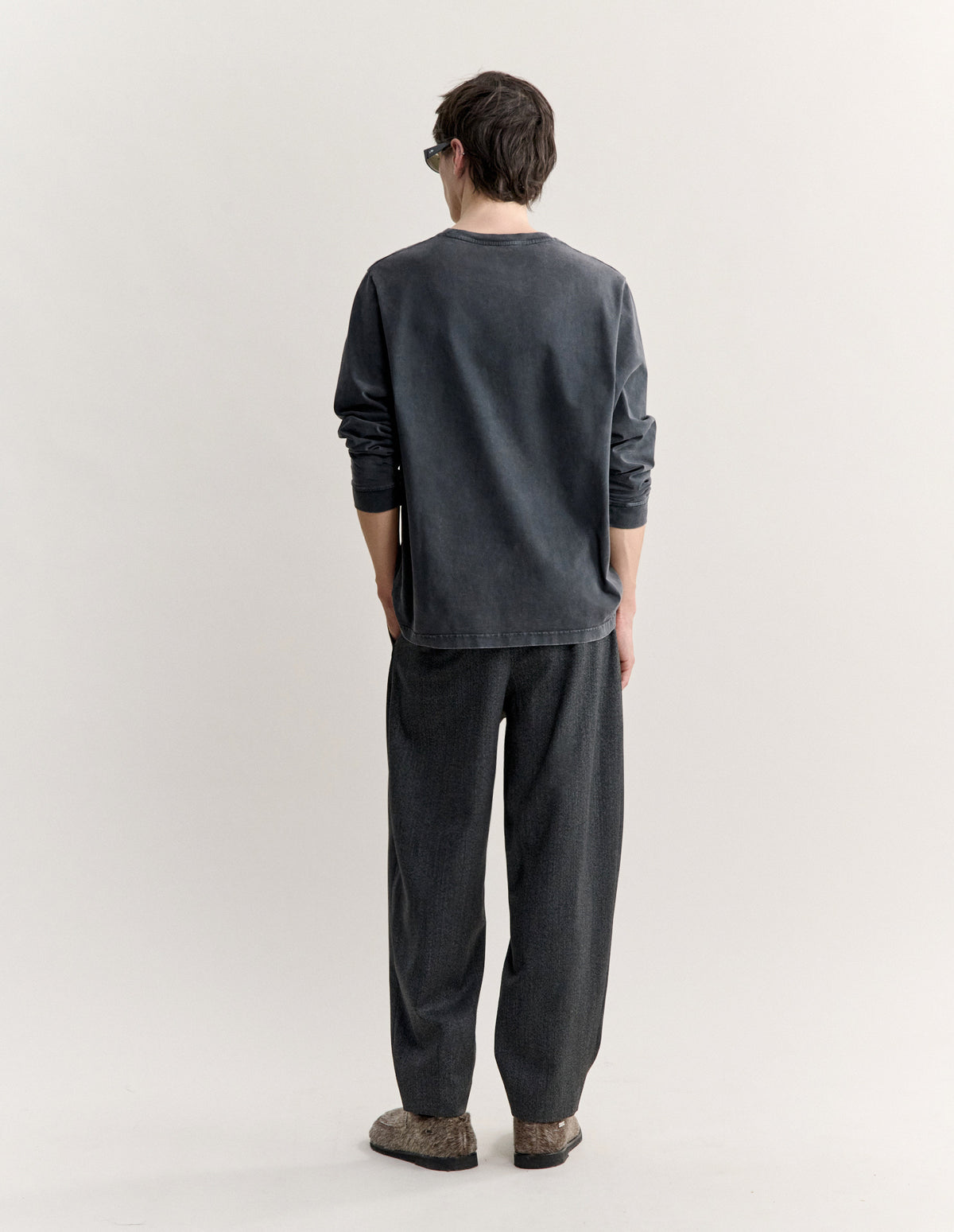 FOX HEAD FADED COMFORT LONG SLEEVE TEE-SHIRT