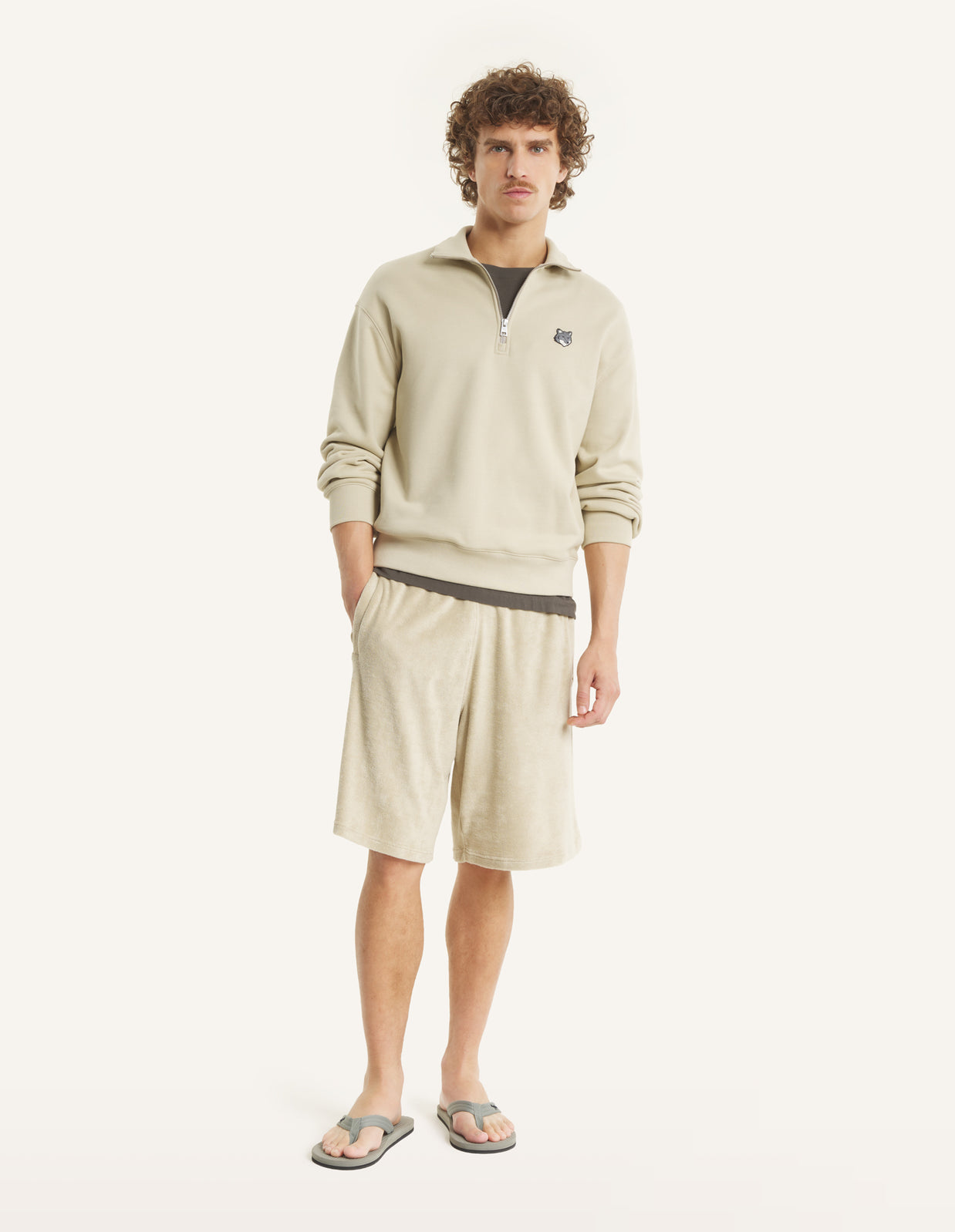 FOX HEAD COMFORT HALF ZIP SWEATSHIRT