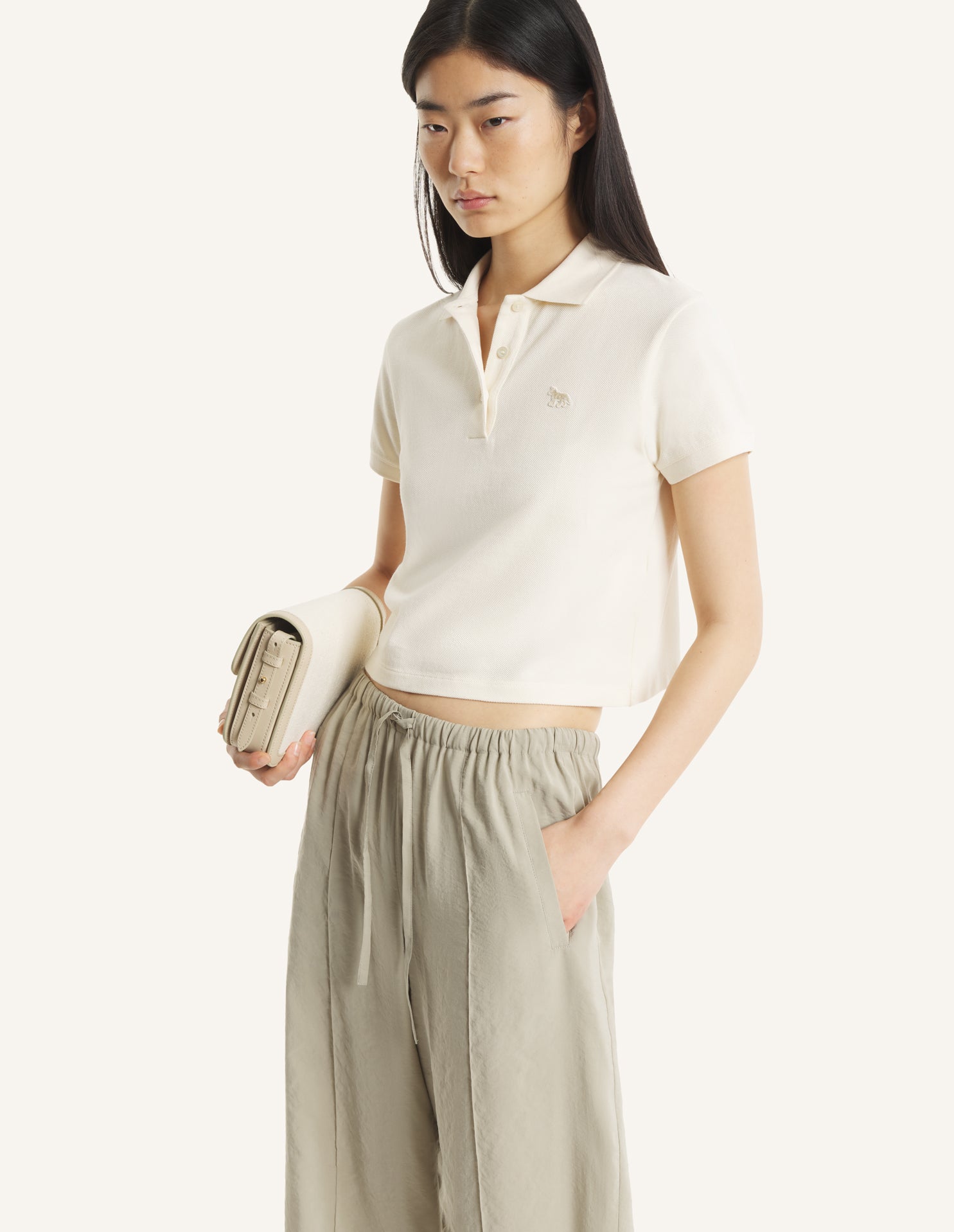 BABY FOX CROPPED POLO
