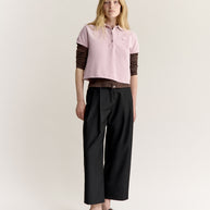 BABY FOX FADED CROPPED POLO