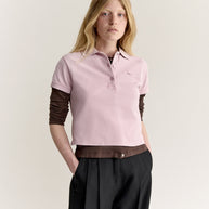 BABY FOX FADED CROPPED POLO