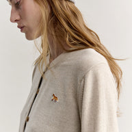 BABY FOX MERINO REGULAR CARDIGAN