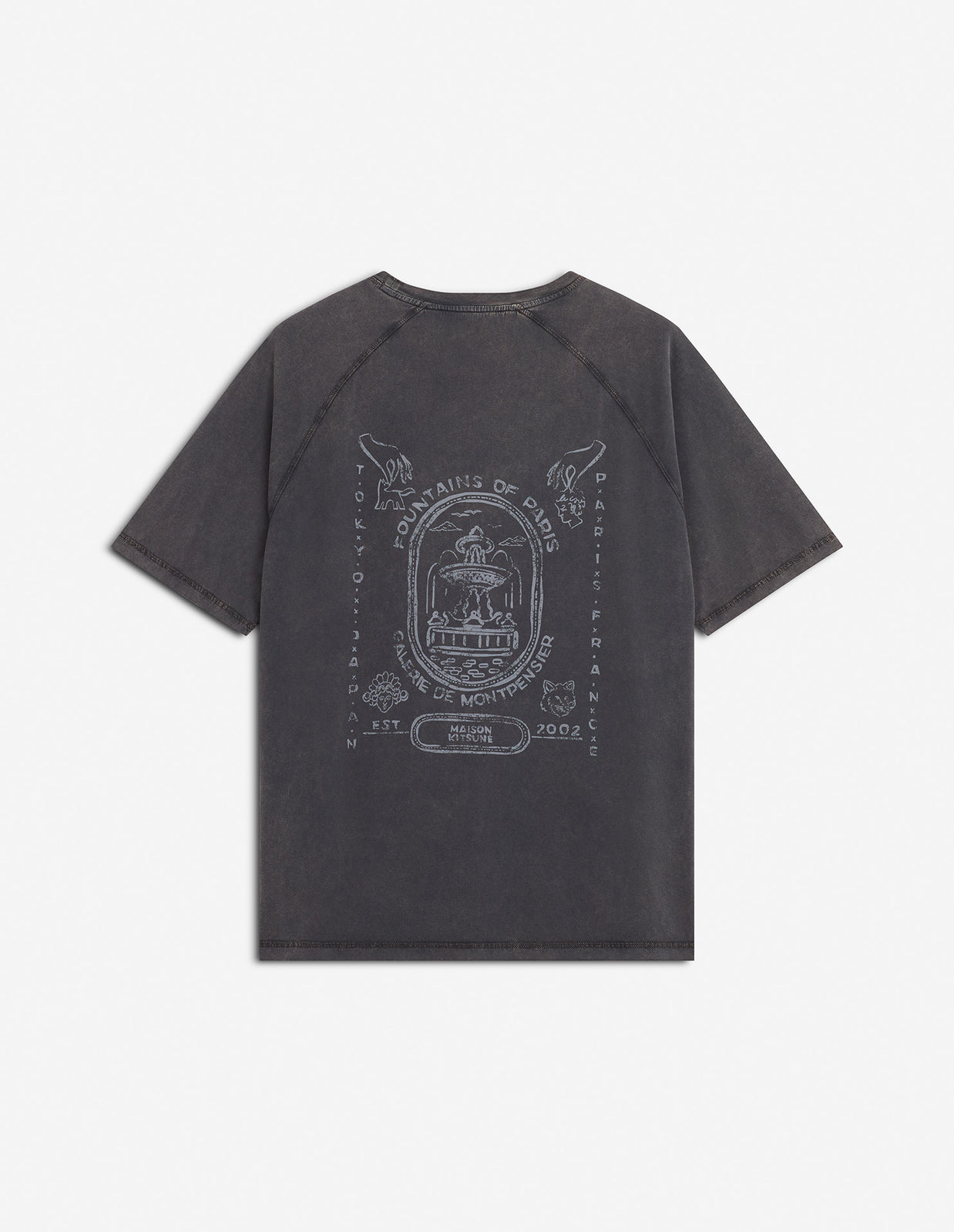 FOUNTAIN STAMP FADED COMFORT TEE-SHIRT