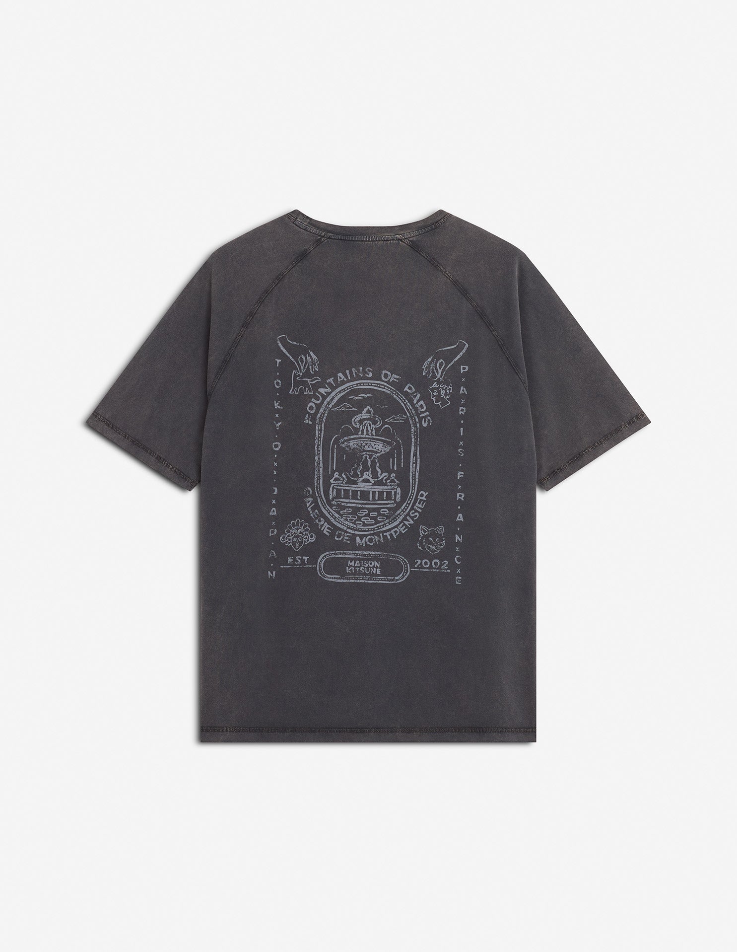 FOUNTAIN STAMP FADED COMFORT TEE-SHIRT