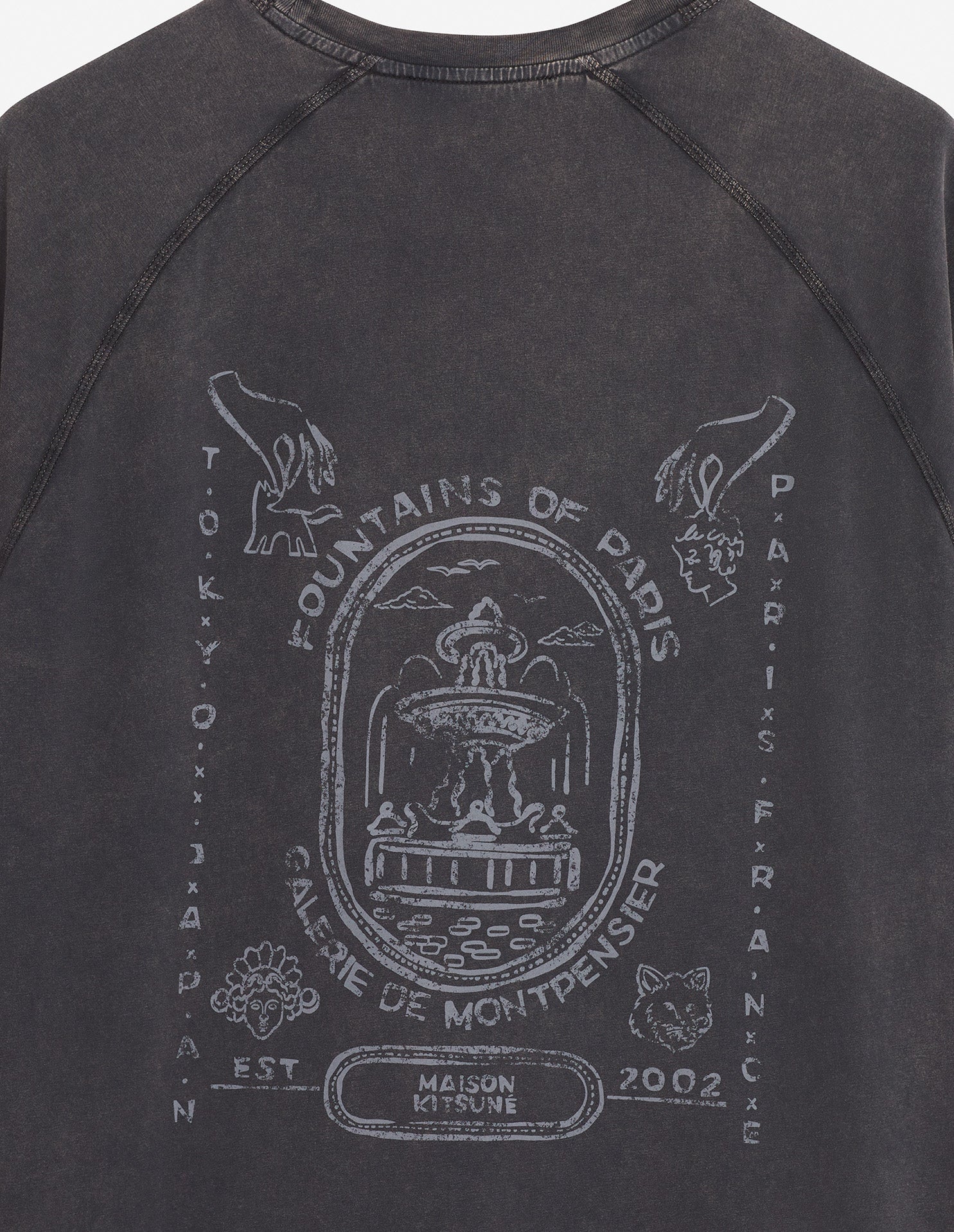 FOUNTAIN STAMP FADED COMFORT TEE-SHIRT
