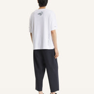 ART NOUVEAU STAMPS OVERSIZE TEE-SHIRT