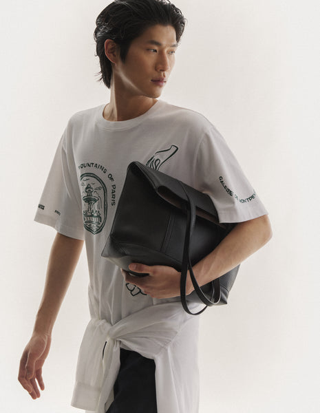 ART NOUVEAU STAMPS OVERSIZE TEE-SHIRT