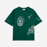 ART NOUVEAU STAMPS OVERSIZE TEE-SHIRT