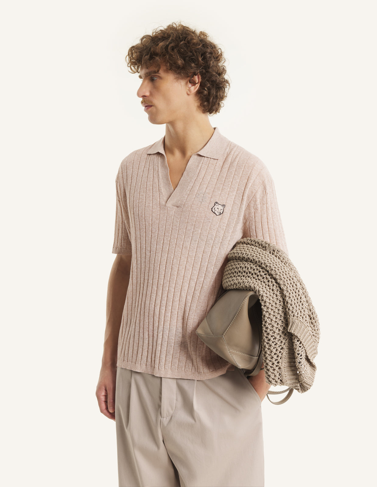 LINEN COTTON SHORT SLEEVE POLO