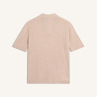 LINEN COTTON SHORT SLEEVE POLO
