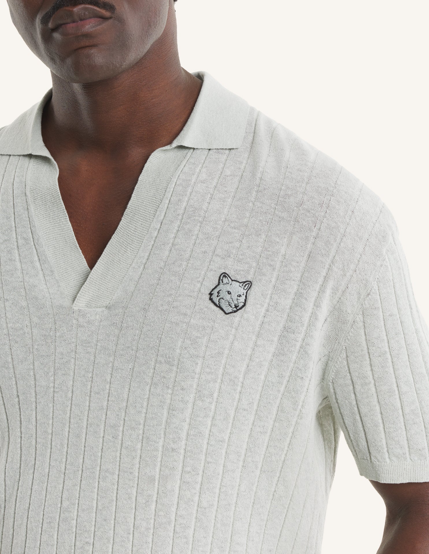 LINEN COTTON SHORT SLEEVE POLO
