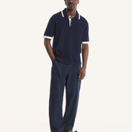 COTTON KNITTED COMFORT POLO