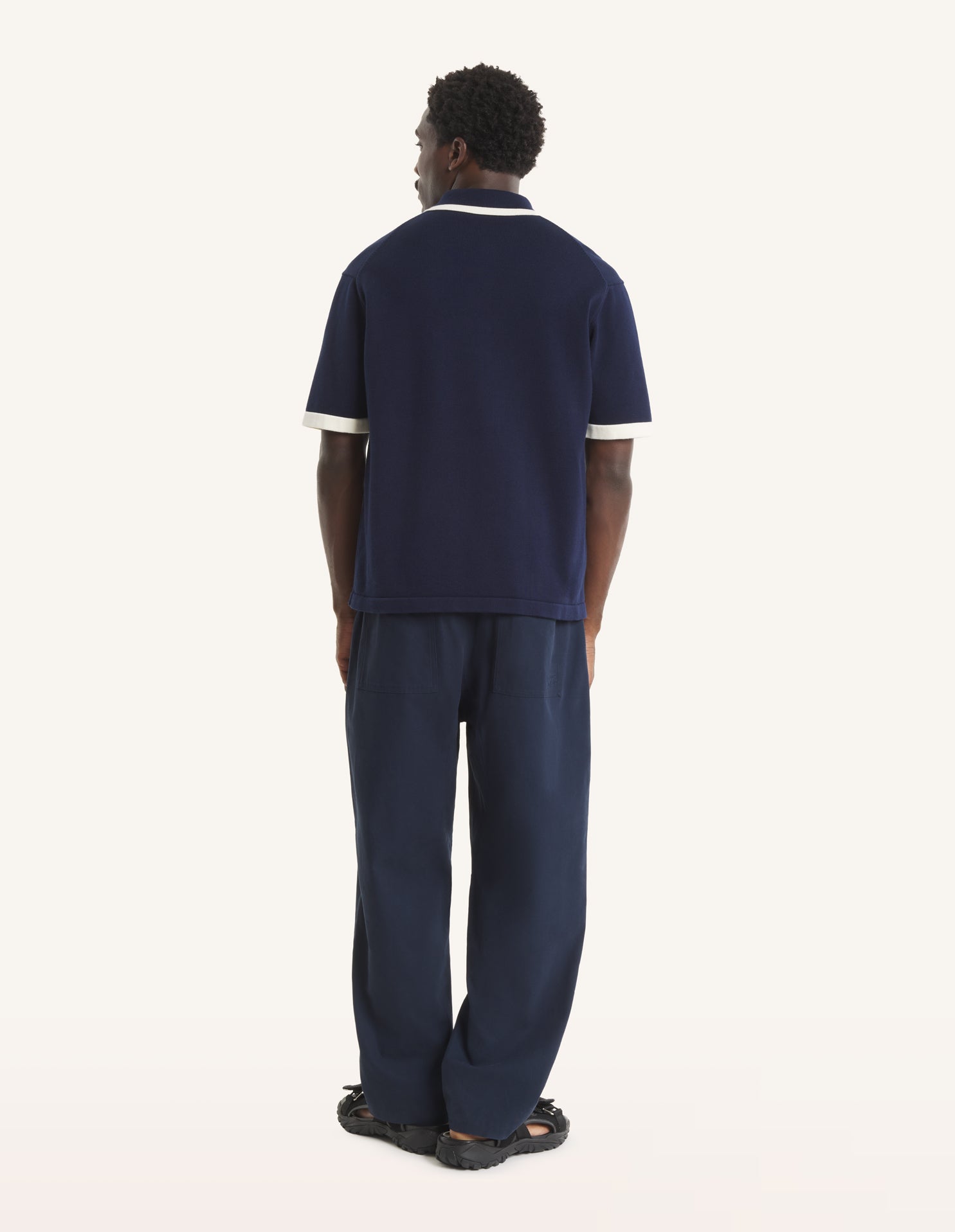 COTTON KNITTED COMFORT POLO