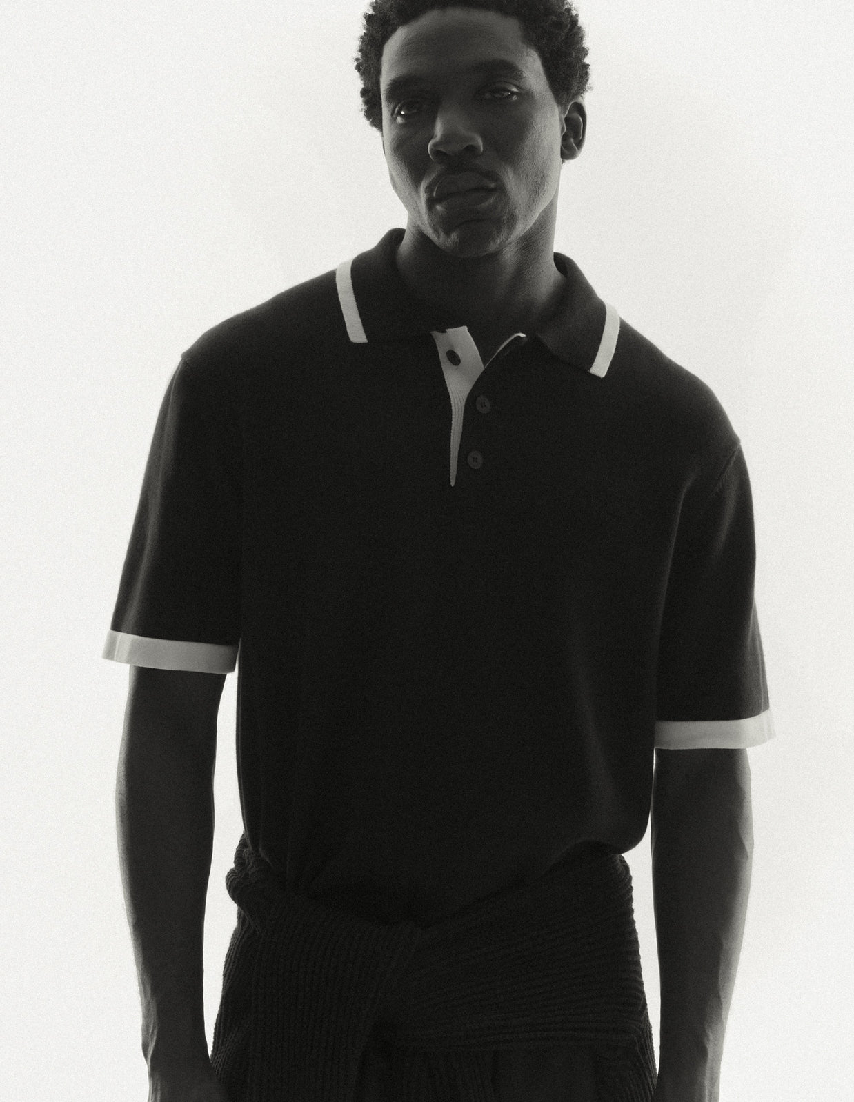 COTTON KNITTED COMFORT POLO