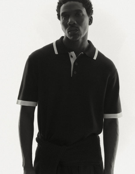 COTTON KNITTED COMFORT POLO