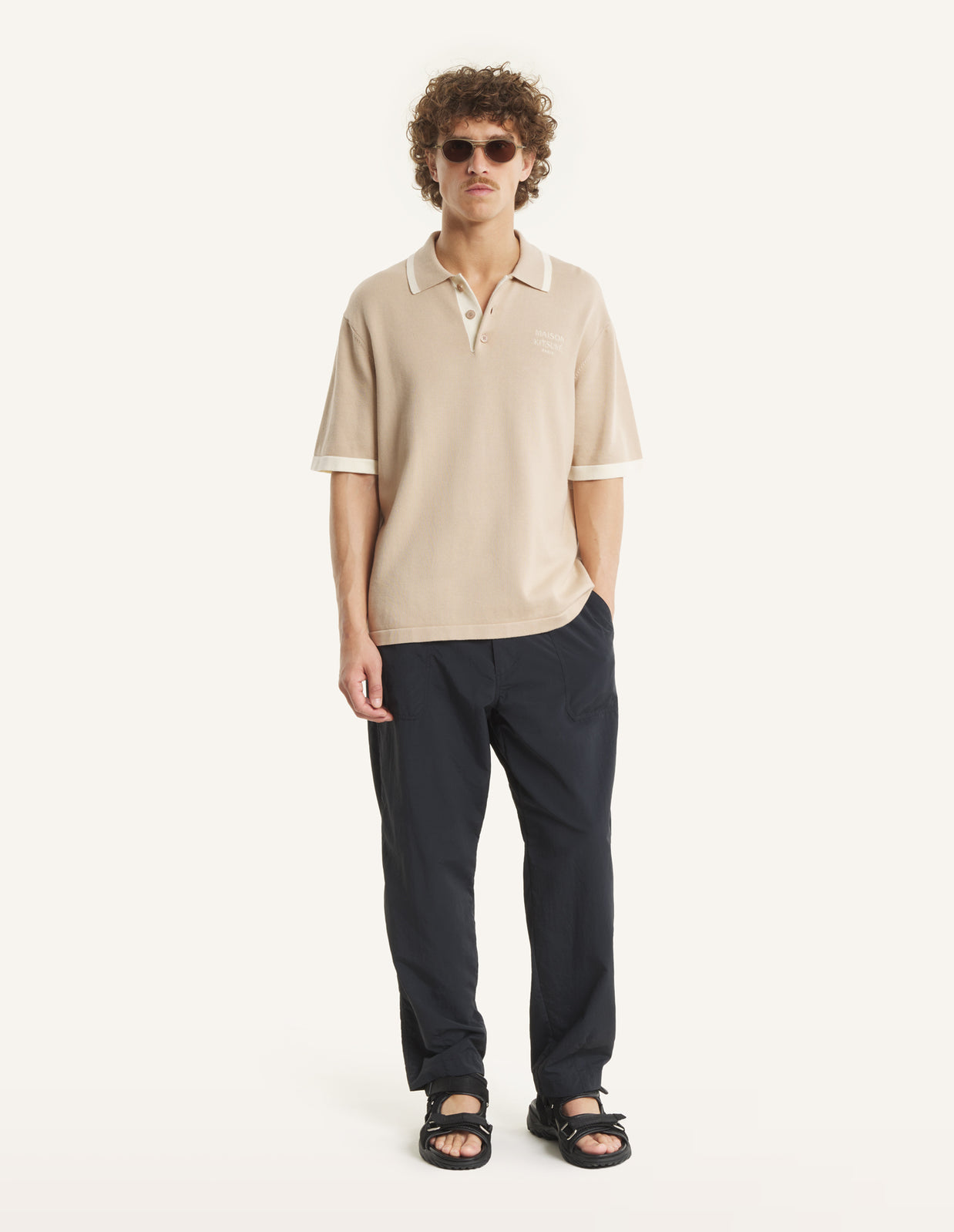 COTTON KNITTED COMFORT POLO