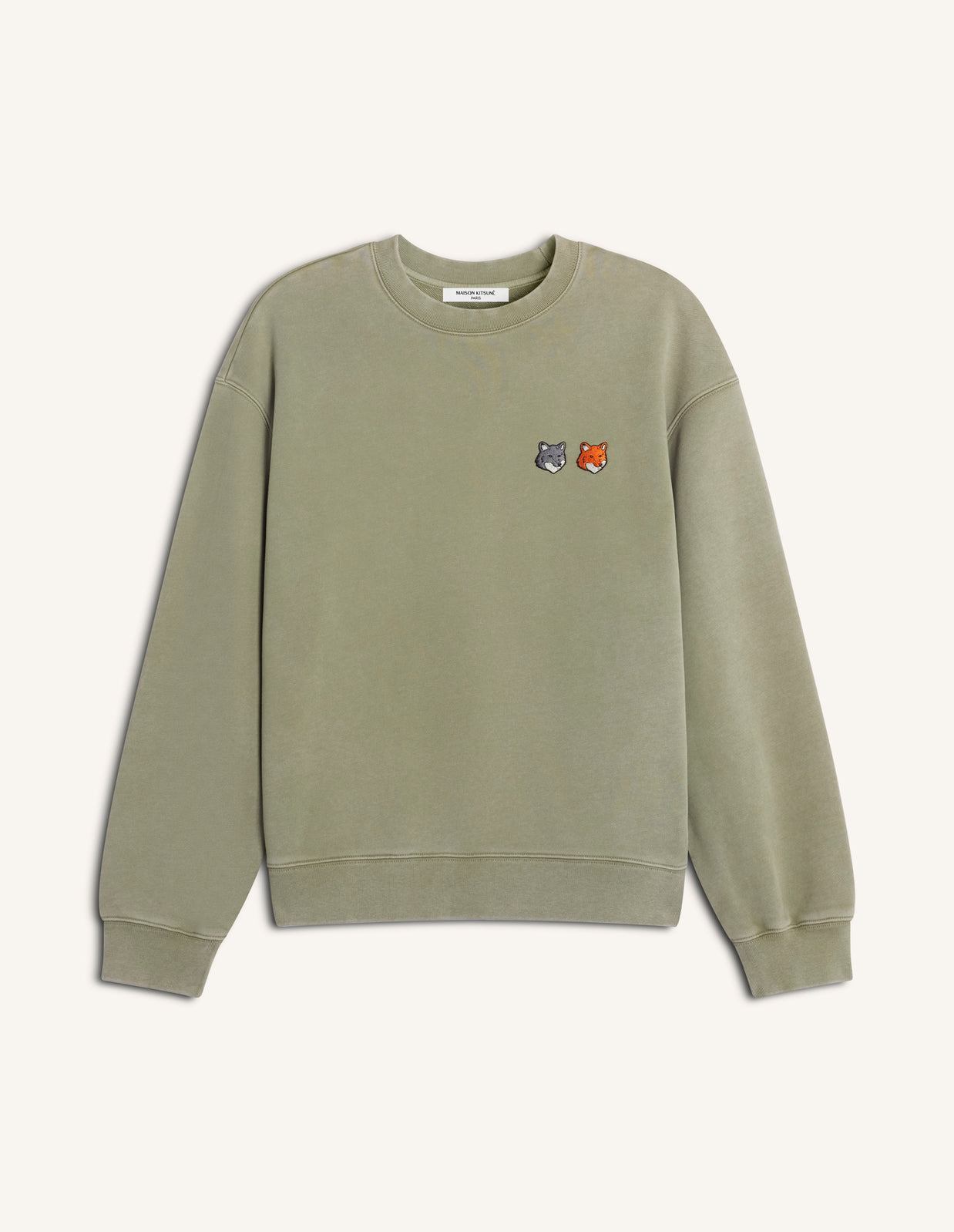 DOUBLE FOX HEAD FADED COMFORT SWEATSHIRT