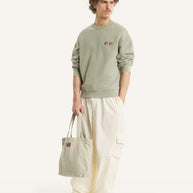 DOUBLE FOX HEAD FADED COMFORT SWEATSHIRT