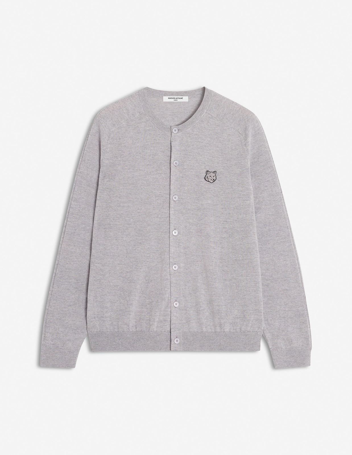 FOX HEAD FINE MERINO CARDIGAN