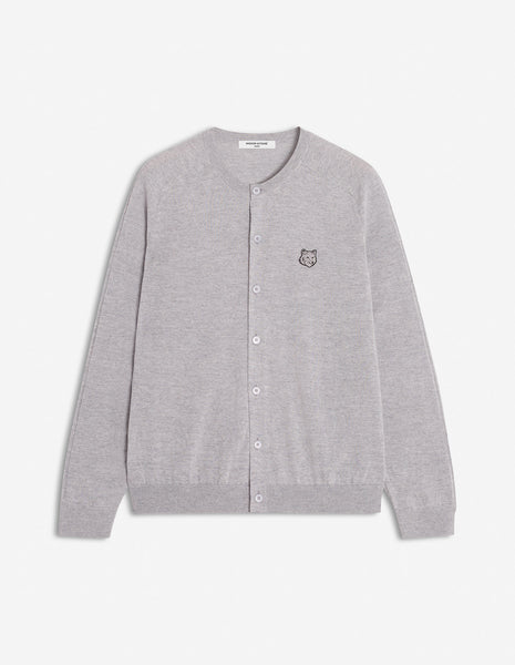 FOX HEAD FINE MERINO CARDIGAN