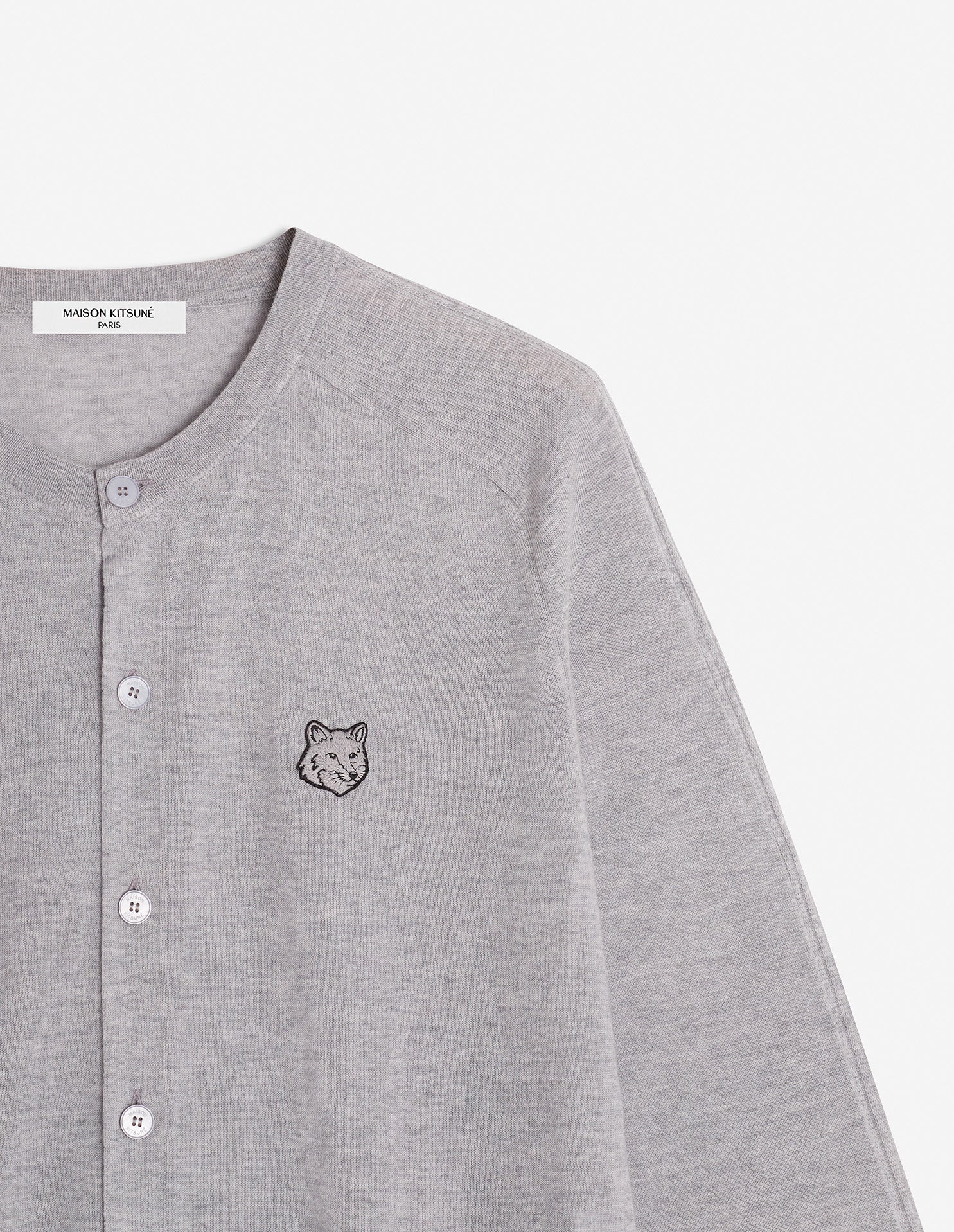 FOX HEAD FINE MERINO CARDIGAN