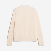 FOX HEAD COTTON RIBBED CARDIGAN