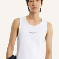MAISON KITSUNÉ PARIS RIBBED TANK TOP