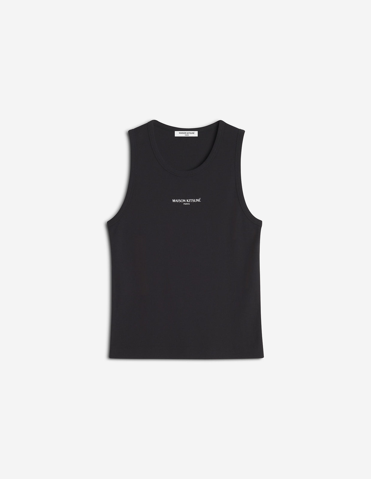 MAISON KITSUNÉ PARIS RIBBED TANK TOP