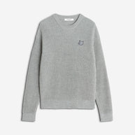 FOX HEAD COTTON RIBBED JUMPER