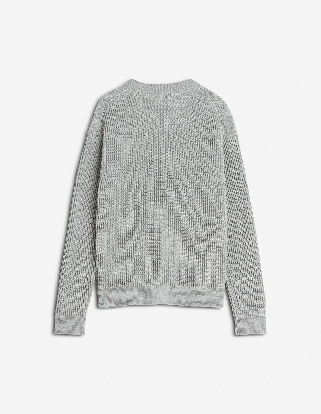 FOX HEAD COTTON RIBBED JUMPER