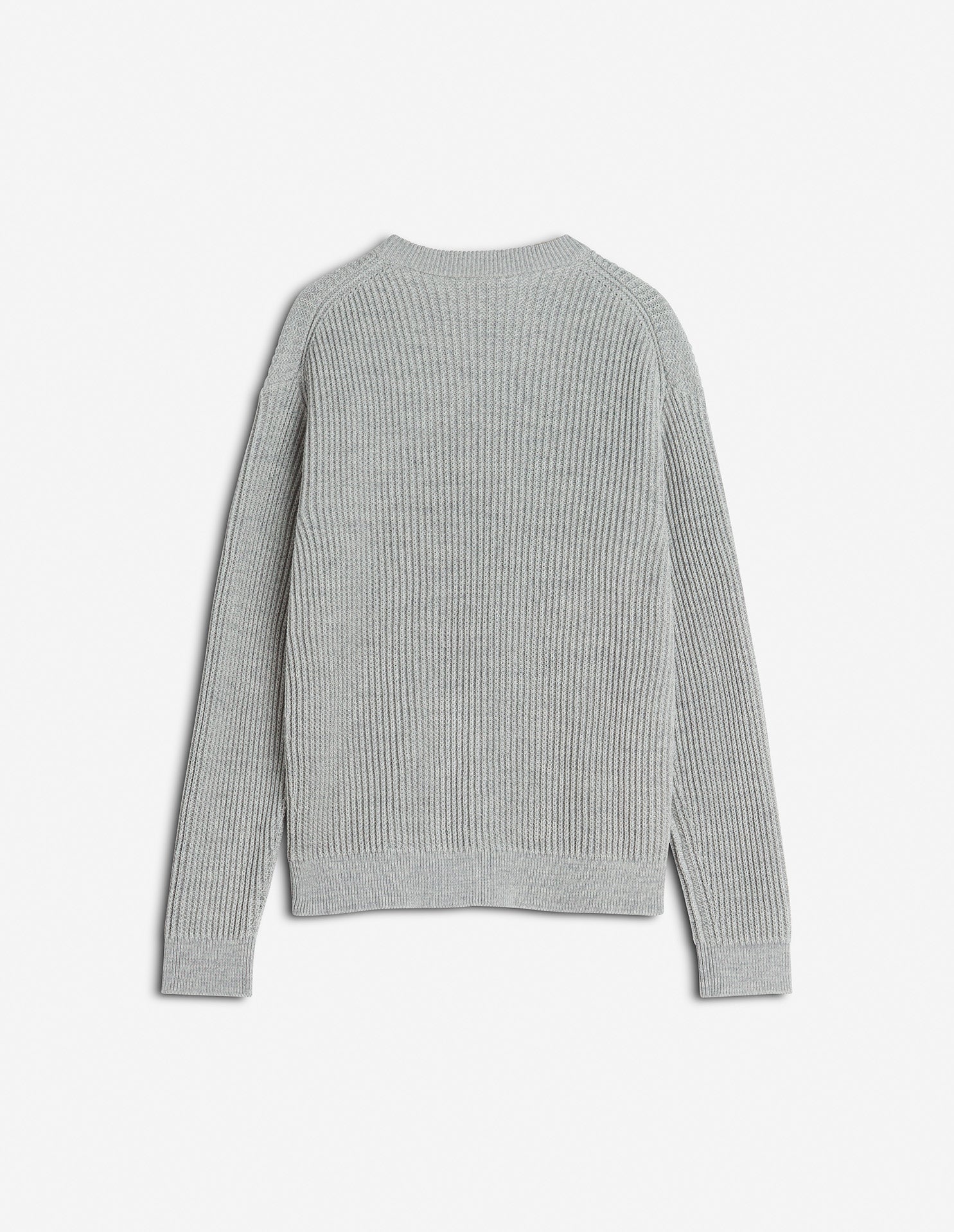 FOX HEAD COTTON RIBBED JUMPER